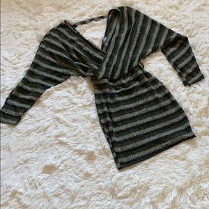 Forest green fall dress